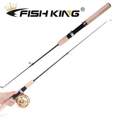 FISH KING Ice Fishing Rod 55/65/75cm 2PC